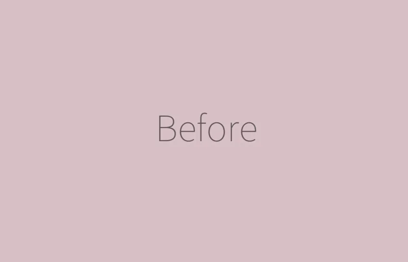 The fractured veneer before treatment