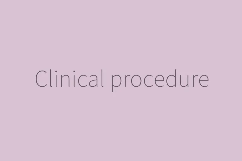 The procedure