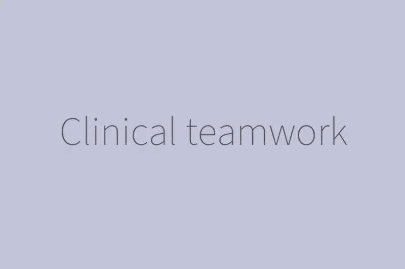 The team at work