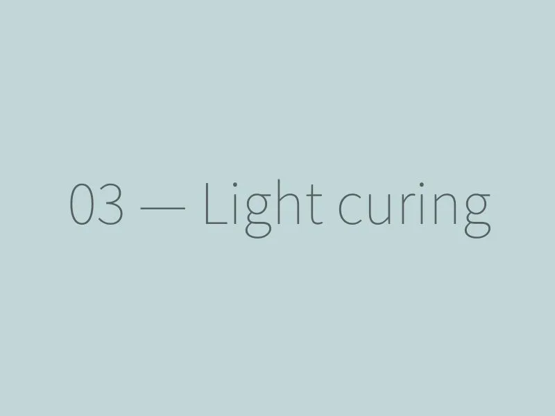 Light curing